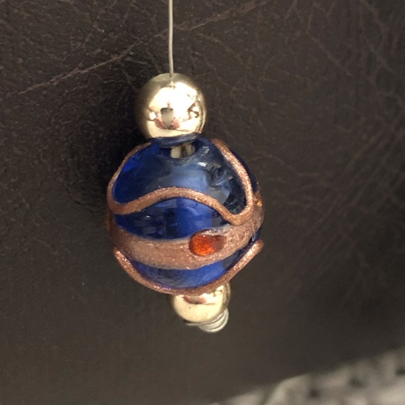 ⚡️2/$12 🍷Wine Glasses Embellished w Bead Charms. Set of Two (2). NWOT. - Picture 6 of 10